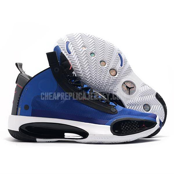 bkt301 men's blue xxxiv 34 air jordan basketball shoes