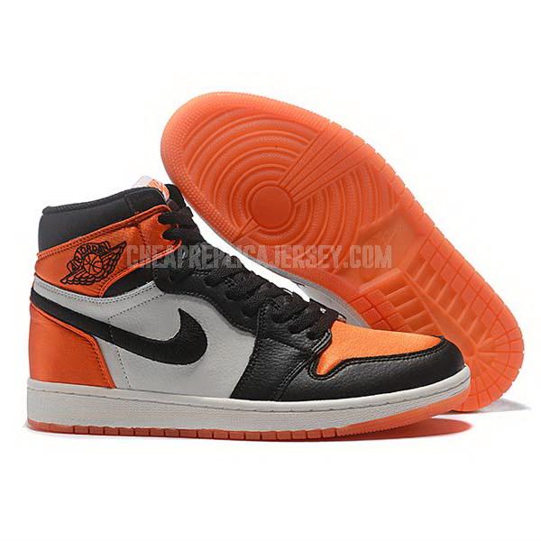 bkt335 men's orange i high air jordan basketball shoes