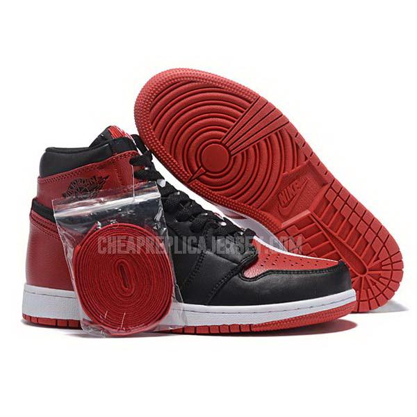 bkt340 men's red i high air jordan basketball shoes