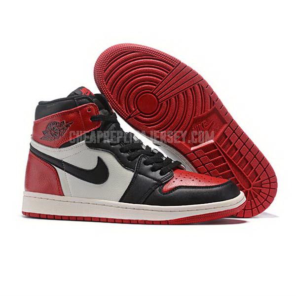 bkt341 men's red i high air jordan basketball shoes