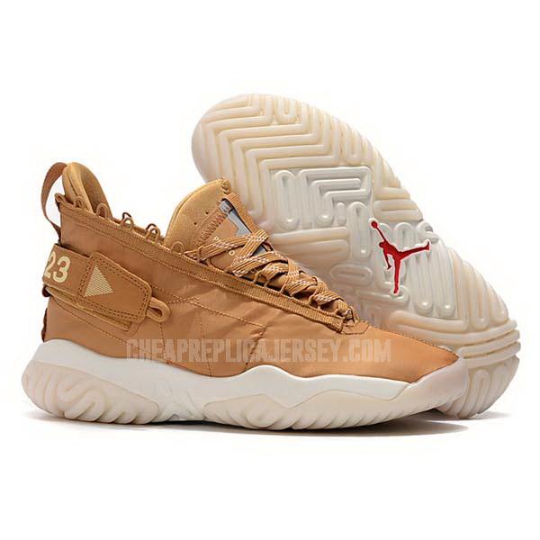 bkt363 men's brown proto-react air jordan basketball shoes