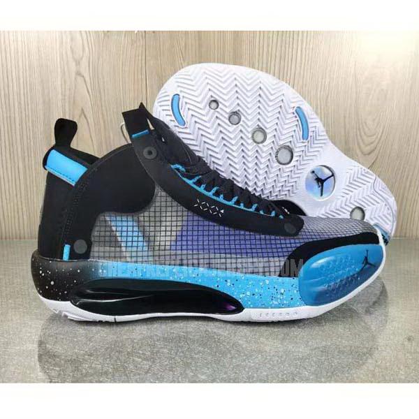 bkt371 men's blue xxxiv 34 air jordan basketball shoes