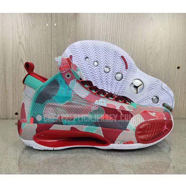 bkt382 men's red xxxiv 34 air jordan basketball shoes