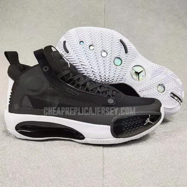 bkt385 men's black xxxiv 34 air jordan basketball shoes