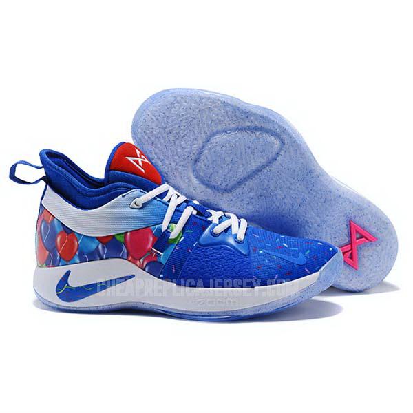 bkt415 men's blue paul george pg ii 2 nike basketball shoes
