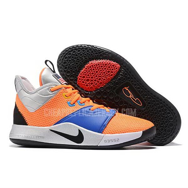 bkt440 men's orange paul george pg iii 3 nike basketball shoes