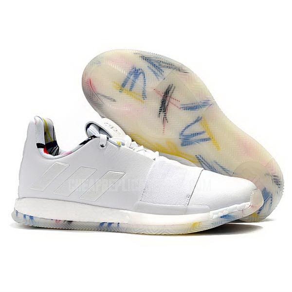 bkt539 men's white james harden vol 3 iii adidas basketball shoes