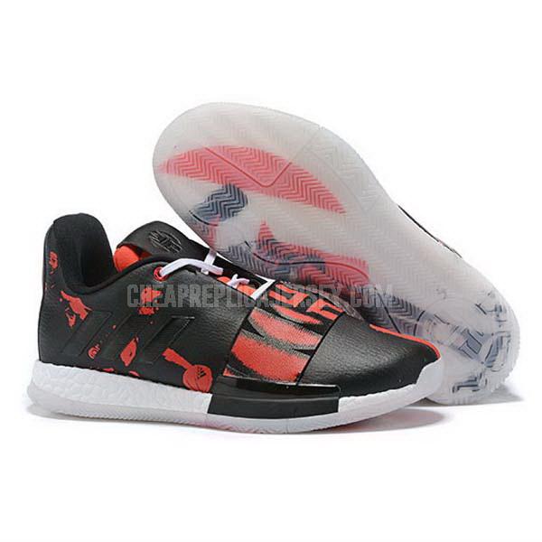 bkt556 men's black james harden vol 3 iii adidas basketball shoes