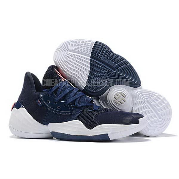 bkt575 men's blue james harden vol 4 iv adidas basketball shoes