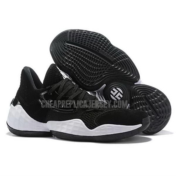 bkt578 men's black james harden vol 4 iv adidas basketball shoes