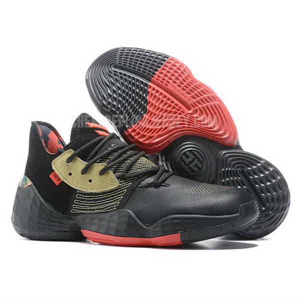 bkt586 men's black james harden vol 4 iv adidas basketball shoes