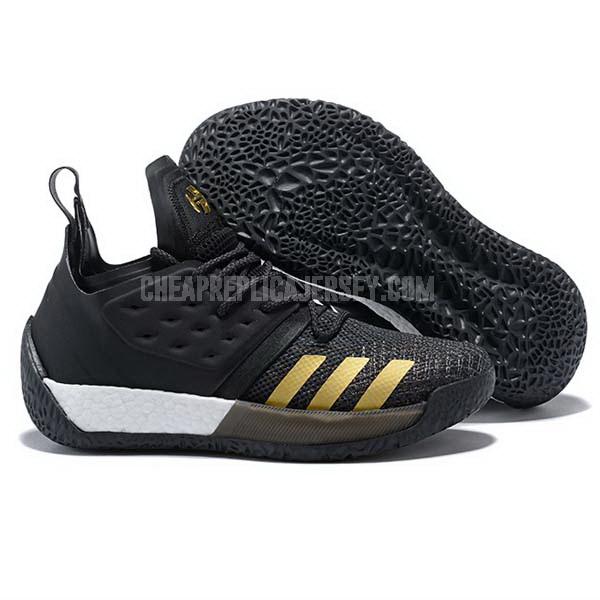 bkt608 men's black james harden vol 2 ii adidas basketball shoes