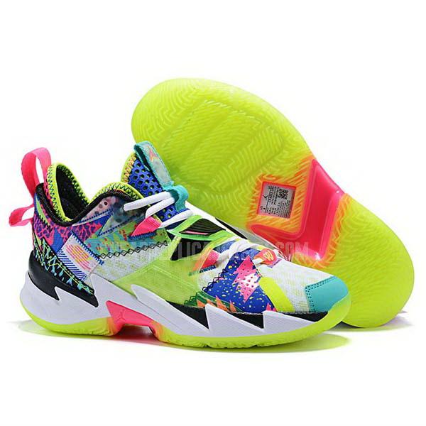 bkt626 men's rainbow russell westbrook why not zer0.3 air jordan basketball shoes