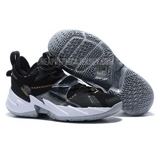 bkt637 men's black russell westbrook why not zer0.3 air jordan basketball shoes