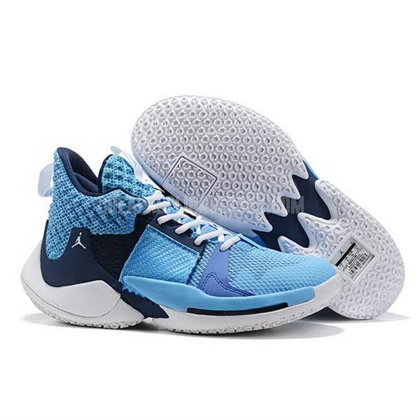 bkt655 men's blue russell westbrook why not zer0.2 air jordan basketball shoes