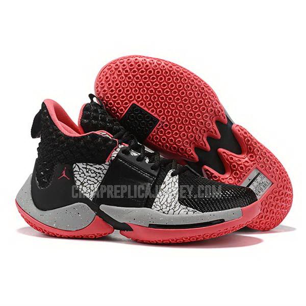 bkt667 men's black russell westbrook why not zer0.2 air jordan basketball shoes