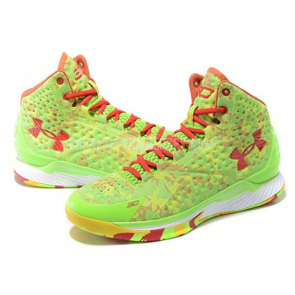 bkt790 men's green curry first 1 under armour basketball shoes