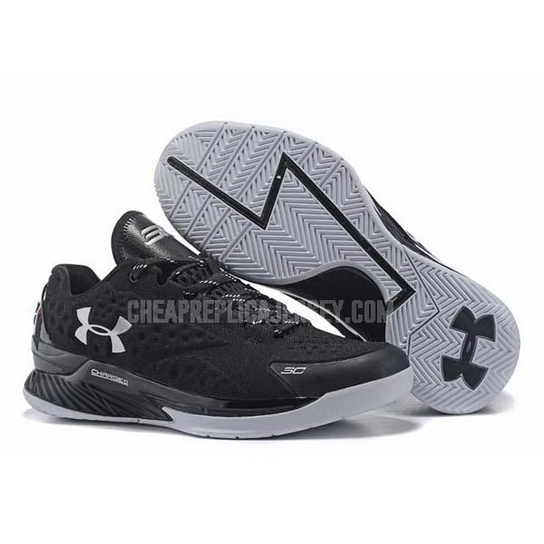 bkt804 men's black curry first 1 low under armour basketball shoes