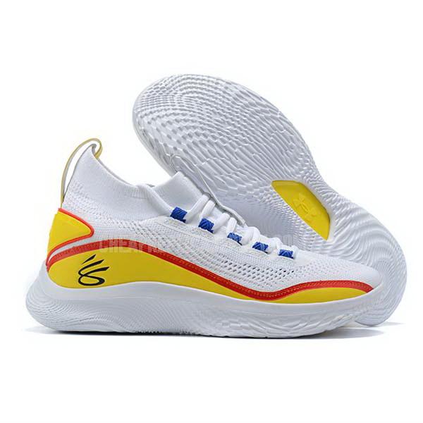 bkt805 men's white curry 8 under armour basketball shoes