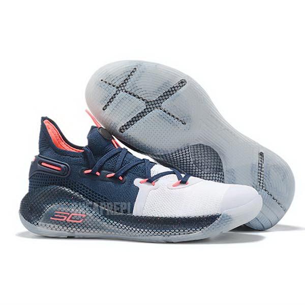 bkt811 men's white curry 6 under armour basketball shoes
