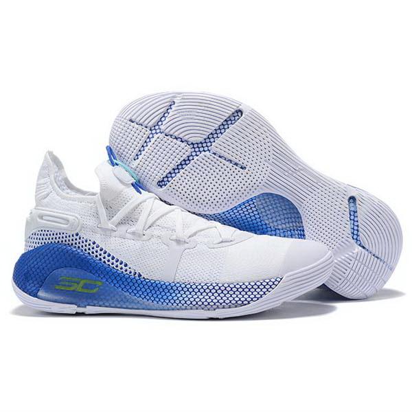 bkt813 men's white curry 6 under armour basketball shoes