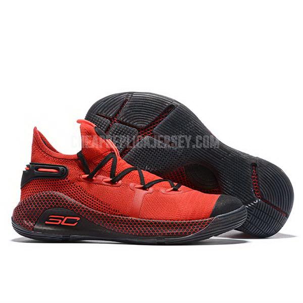 bkt818 men's red curry 6 under armour basketball shoes