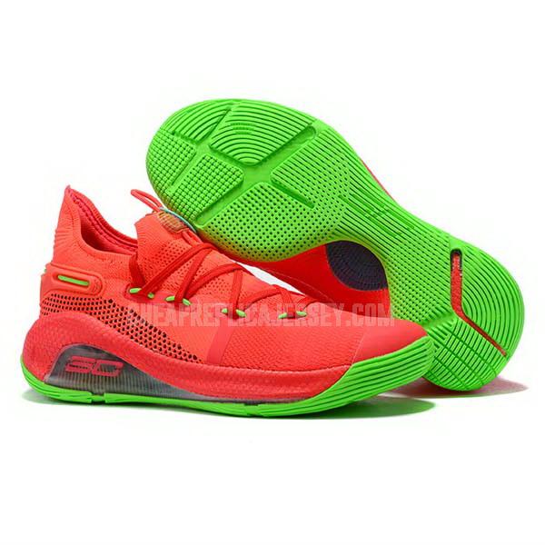bkt819 men's red curry 6 under armour basketball shoes