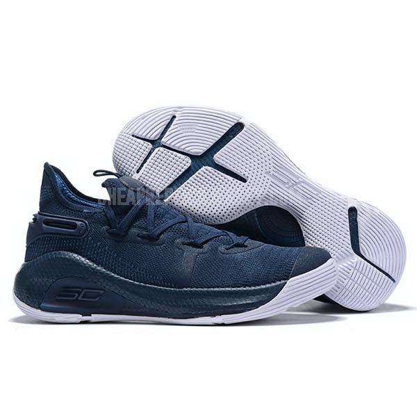 bkt822 men's blue curry 6 under armour basketball shoes
