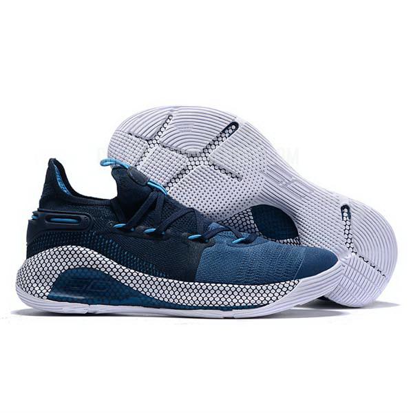 bkt826 men's blue curry 6 under armour basketball shoes