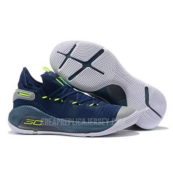 bkt828 men's blue curry 6 under armour basketball shoes