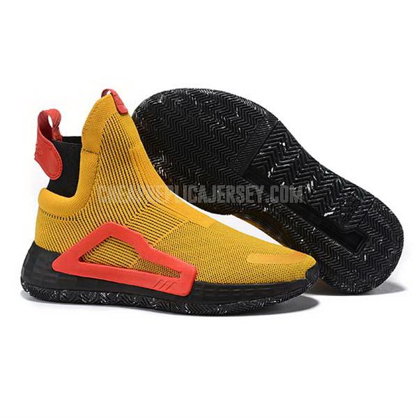 bkt859 men's yellow n3xt l3v3l adidas basketball shoes