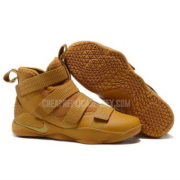bkt862 men's brown lebron soldier 11 nike basketball shoes