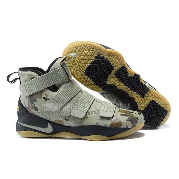 bkt863 men's grey lebron soldier 11 nike basketball shoes
