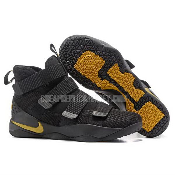 bkt887 men's black lebron soldier 11 nike basketball shoes