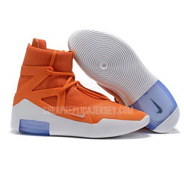 bkt898 men's orange air fear of god 1 nike basketball shoes