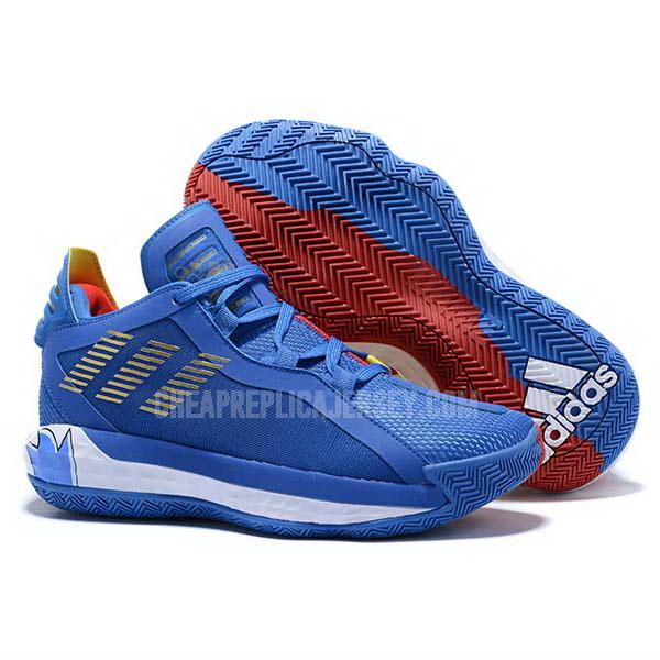 bkt941 men's blue dame 6 adidas basketball shoes