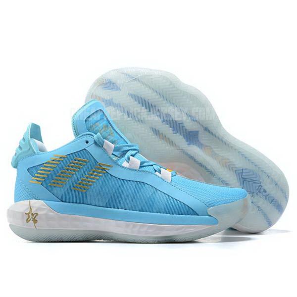 bkt942 men's blue dame 6 adidas basketball shoes