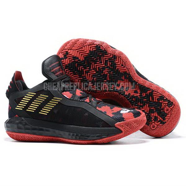 bkt949 men's black dame 6 adidas basketball shoes