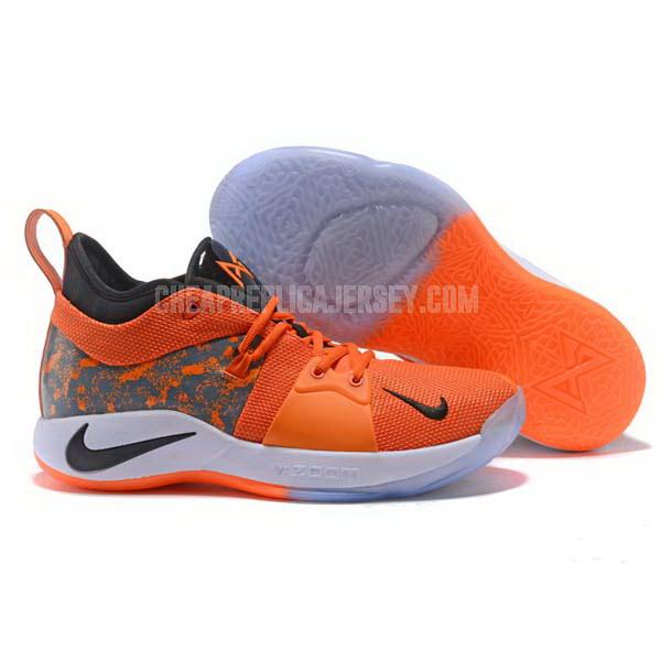 bkt964 men's orange paul george pg 2 ii nike basketball shoes