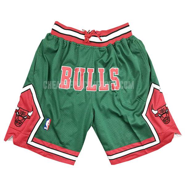 chicago bulls green just don pockett nba shorts