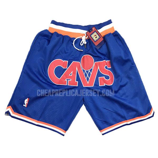 cleveland cavaliers blue just don pockett nba shorts