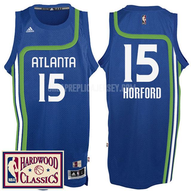 men's atlanta hawks al horford 15 blue hardwood classics replica jersey