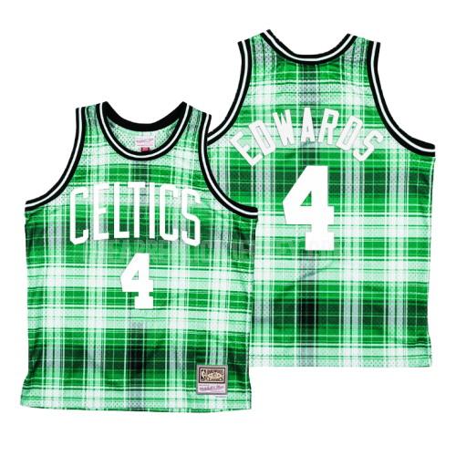 men's boston celtics carsen edwards 4 green hardwood classics replica jersey