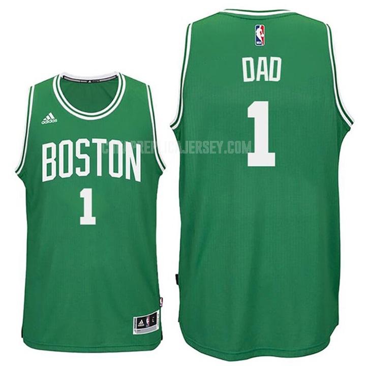 men's boston celtics dad 1 green fathers day replica jersey