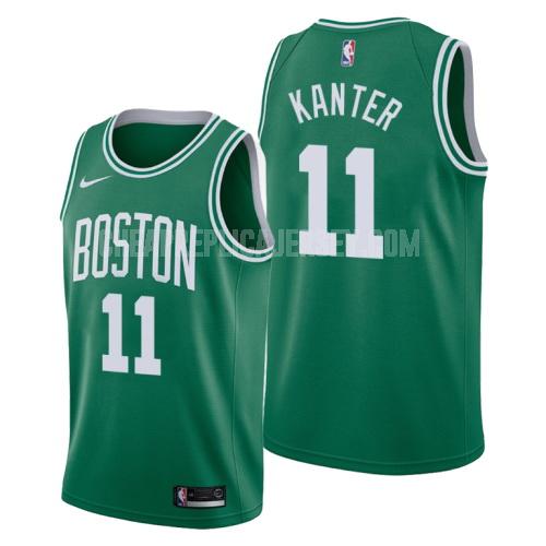 men's boston celtics enes kanter 11 green icon replica jersey