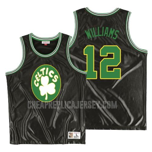 men's boston celtics grant williams 12 black dazzle replica jersey