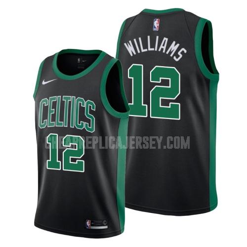 men's boston celtics grant williams 12 black statement replica jersey