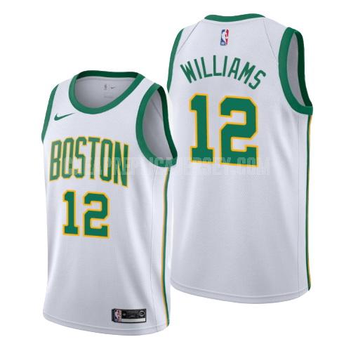 men's boston celtics grant williams 12 white city edition replica jersey