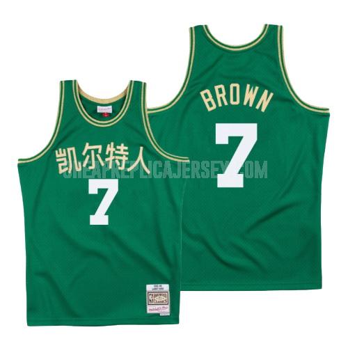 men's boston celtics jaylen brown 7 green chinese new year replica jersey