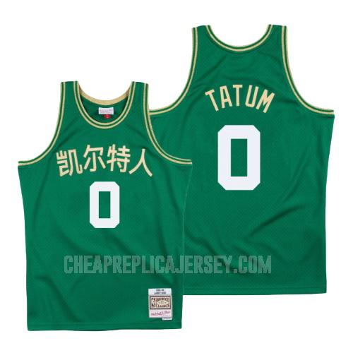 men's boston celtics jayson tatum 0 green chinese new year replica jersey